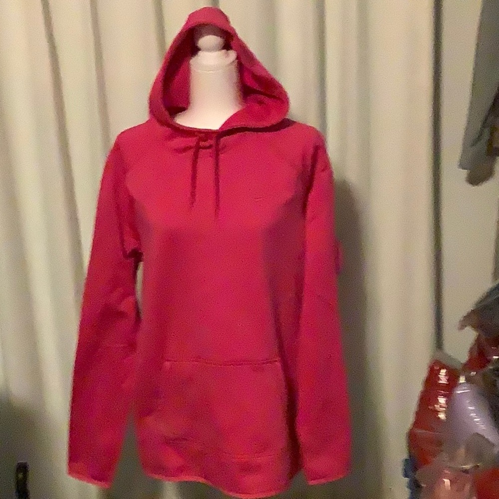 Nike therma-fit XL in hot pink, sleeves have thumb holes and piping on seam
